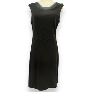 Lonkel Paris - Women's Black Sleeveless Sheath Cocktail Dress
